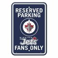 Stages For All Ages Fremont Die  Winnipeg Jets Plastic Parking Sign ST3347307